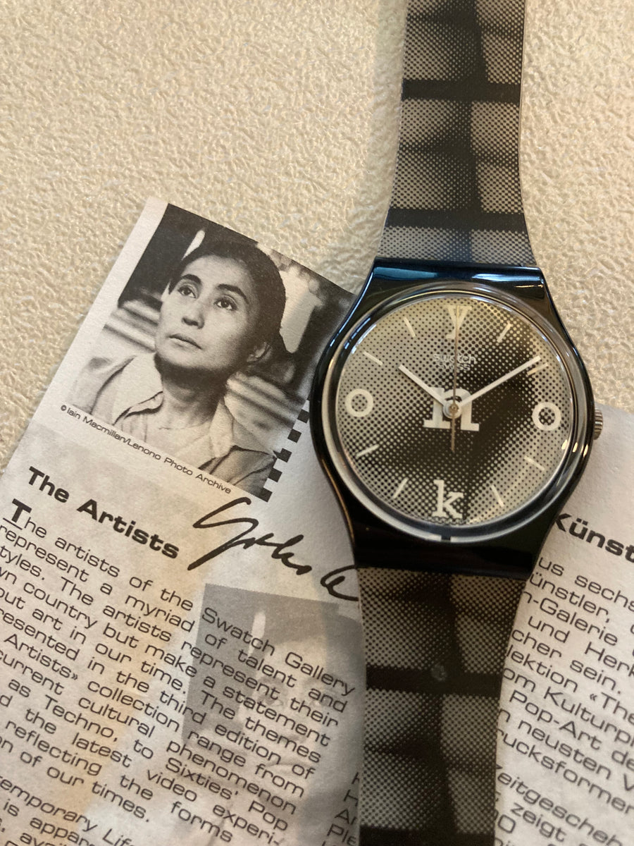 Yoko Ono Swatch Watch Vintage Swatch Special FILM NO 4 by Yoko Ono GB168 Based on  main image 4