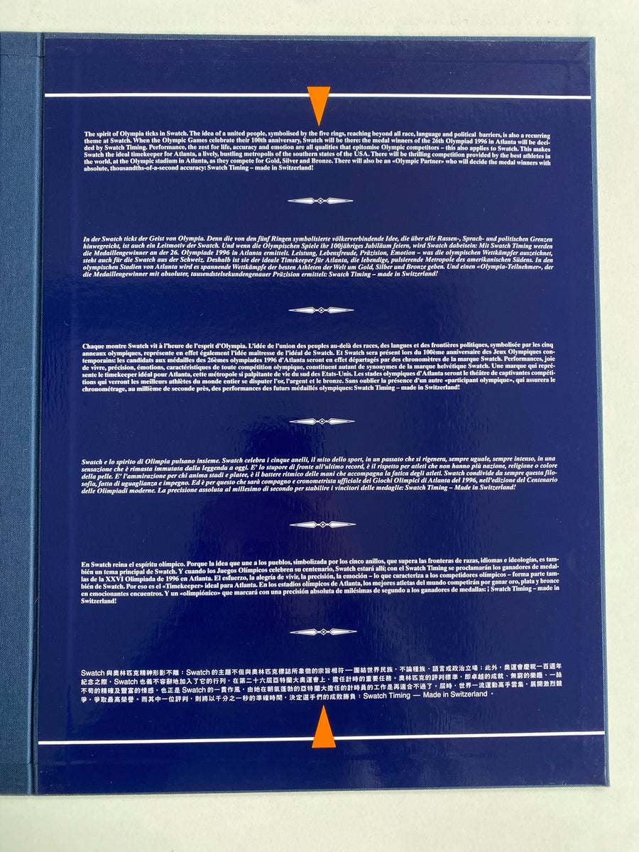 HISTORICAL OLYMPIC GAMES COLLECTION – Swatch Vintage Collection