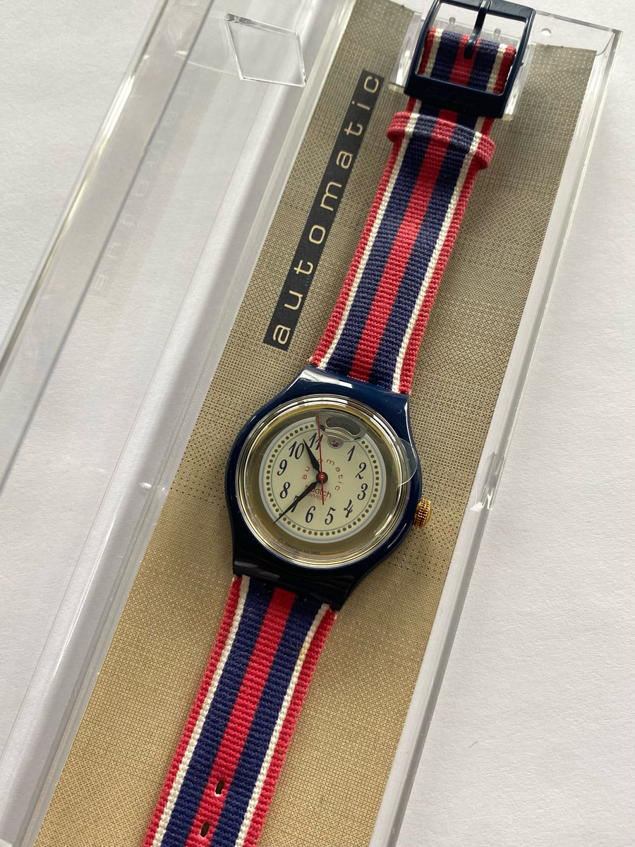 スウォッチSWATCH Time & Stripes 自動巻 オートマチック未使用