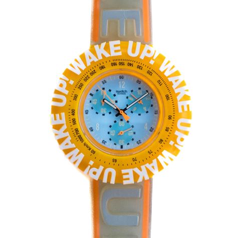 Swatch WAKE UP! コラボレーションウォッチ WAKE UP! – Swatch Vintage Collection