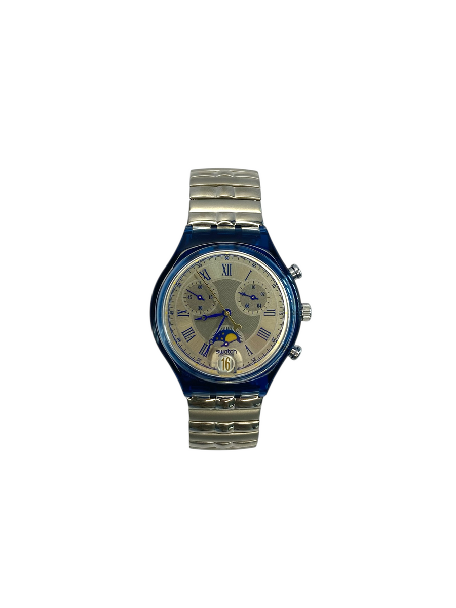 未使用品 スウォッチ クロノグラフ MOON DATE SCN402 1995年 MOON DATE – Swatch Vintage Collection