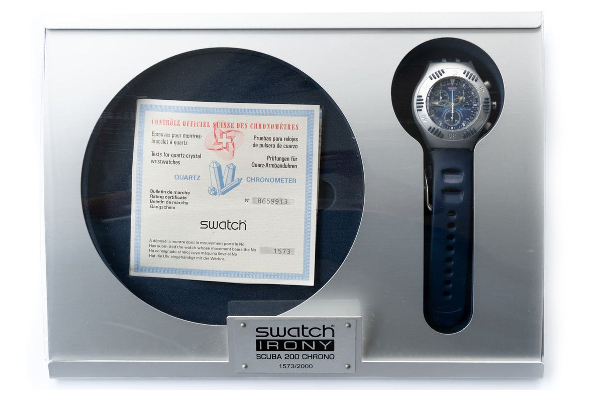 Swatch irony scuba 200 on sale price