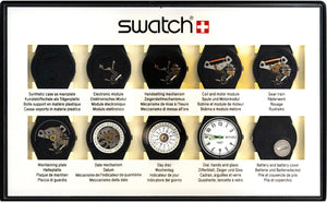 Swatch Vintage Collection - CLUBPACK 2 10 steps of production 1994 Swatch